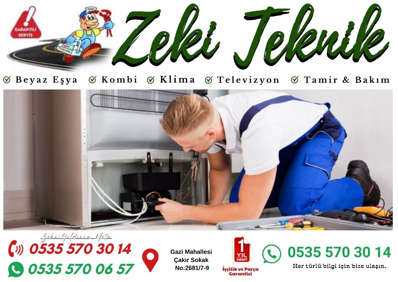Gazi Mahallesi Buzdolabı Servisi
